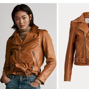Polo Ralph Lauren Leather Jacket (Small)